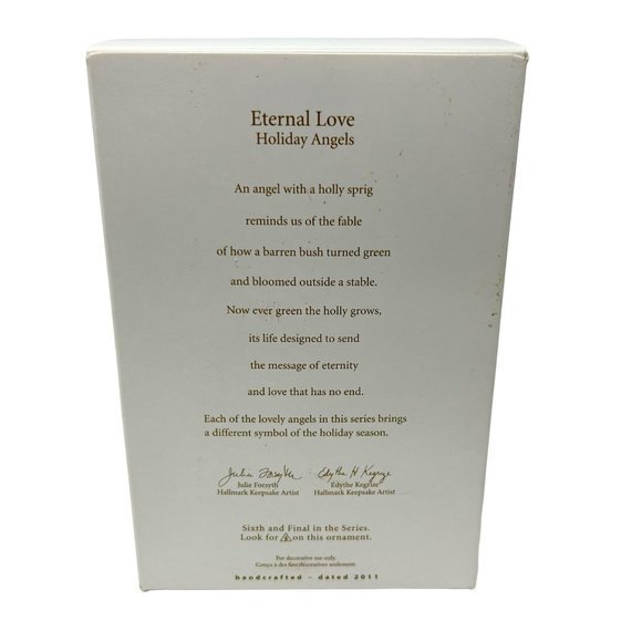 Hallmark Ornament - Eternal Love Holiday Angels - Picture 4 of 4